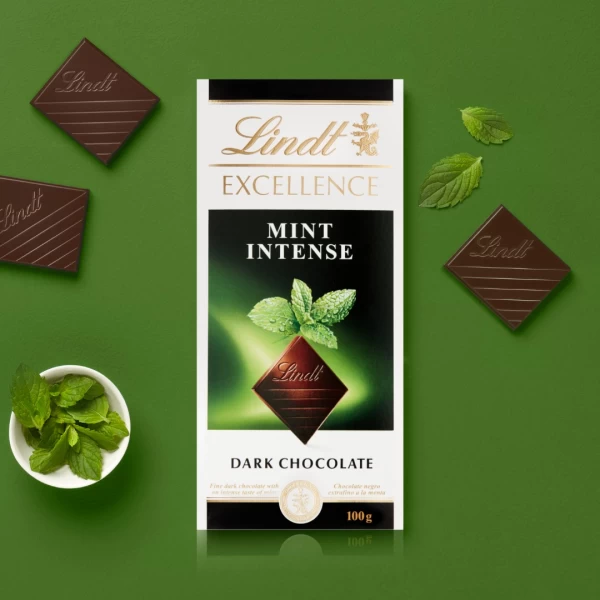 Lindt Excellence Темный шоколад с мятой 100 г - image 2