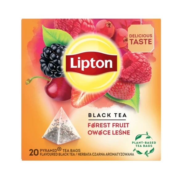 Lipton Чай черный ягодный 20 шт. - image 1