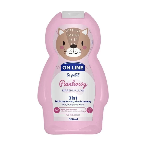 Шампунь гель детский On Line Le petit 3in1 Marshmallow 350 мл - image 1