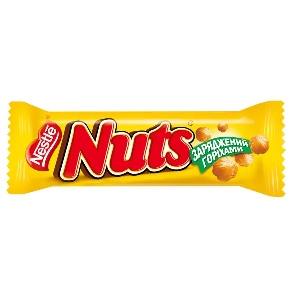 Batonas de ciocolata Nuts 42g - image 1