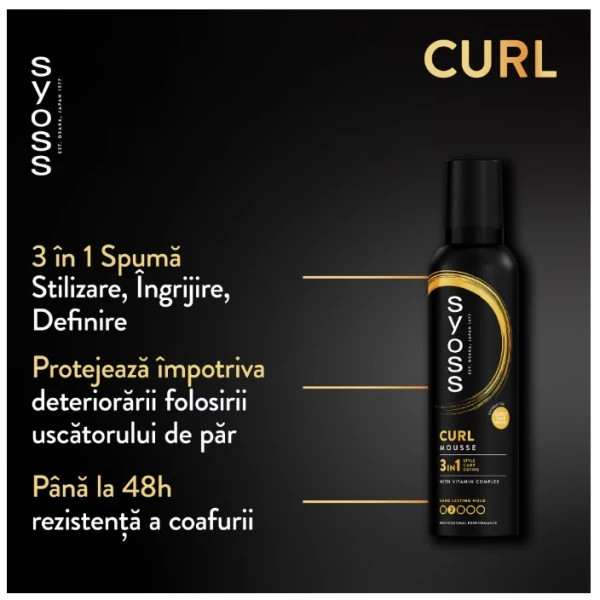 Syoss Spuma de par 250ml Curl Control - image 2