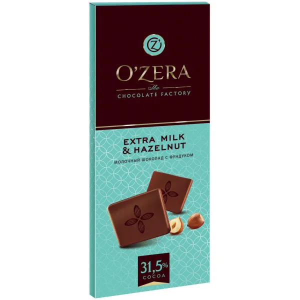 Ciocolata O Zera Extra milk & Hazelnut 90gr - image 1