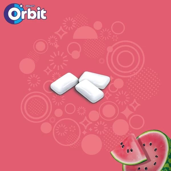 Orbit guma de mestecat Refresher Watermelon bottle 67g - image 2