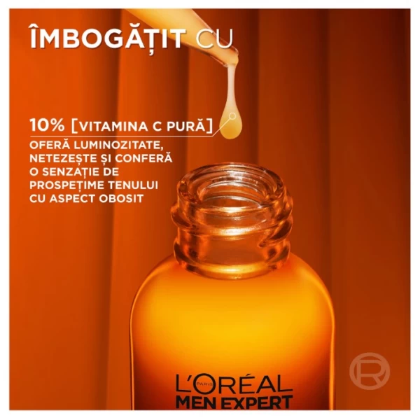 L'Oreal Paris Men Expert Hydra Energetic Осветляющая сыворотка для мужчин, витамина С, 30 мл - image 5