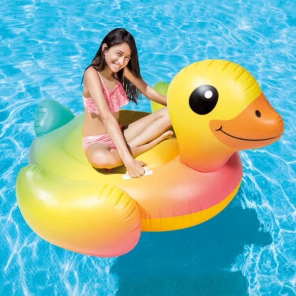 Pluta gonflabila Ratusca cu manere, 147×147×81 cm, max. 40 kg, 3+ ani, Intex (57556) - image 3