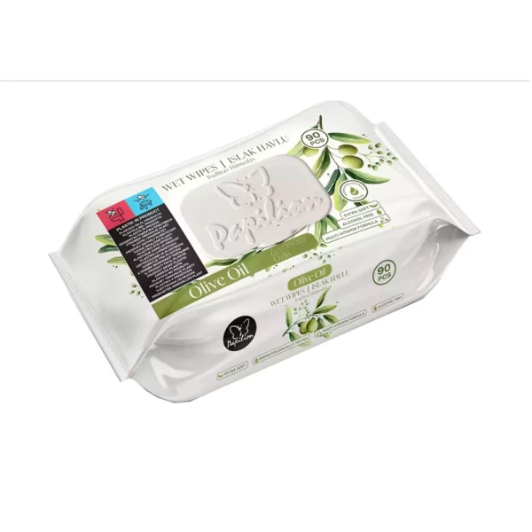Papilion servetele umede 90 buc Olive Oil - image 1