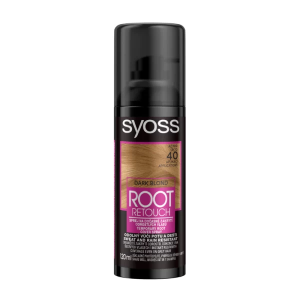 Syoss Spray colorant pentru radacina Retoucher Blond Inchis, 120 ml - image 1