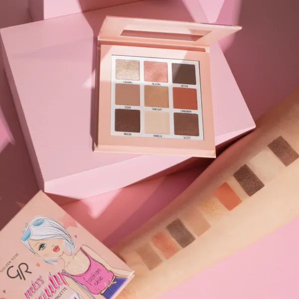 Golden Rose Fard de pleoape Miss Beauty Paleta Nude Addict 02 11,7gr - image 2