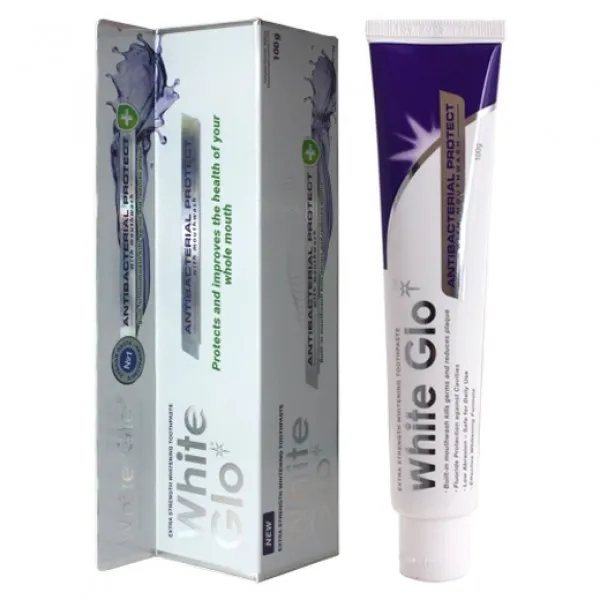 White Glo pasta de dinti 100gr inalbitoare cu efect antibacterian - image 1