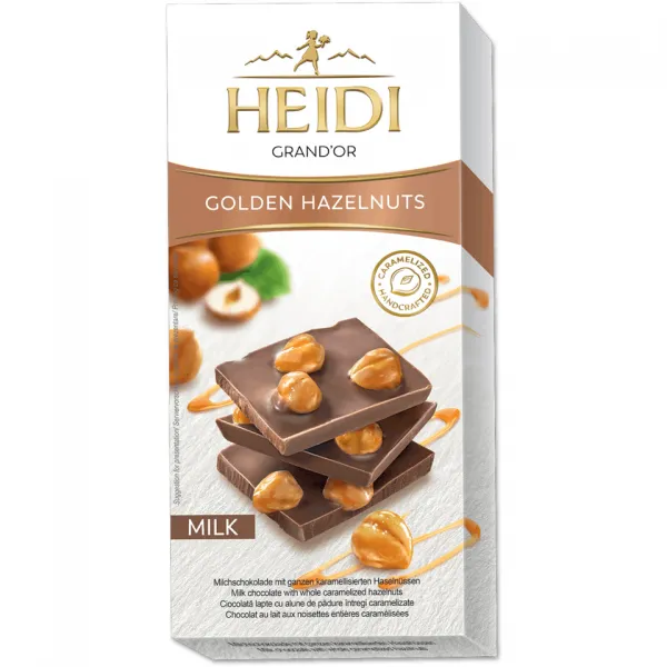 Heidi Ciocolata 100 g lapte si alune intregi caramelizate - image 1