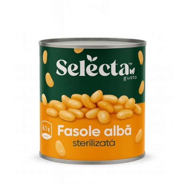 Selecta Gusto Fasola alba naturala 420 g - image 1