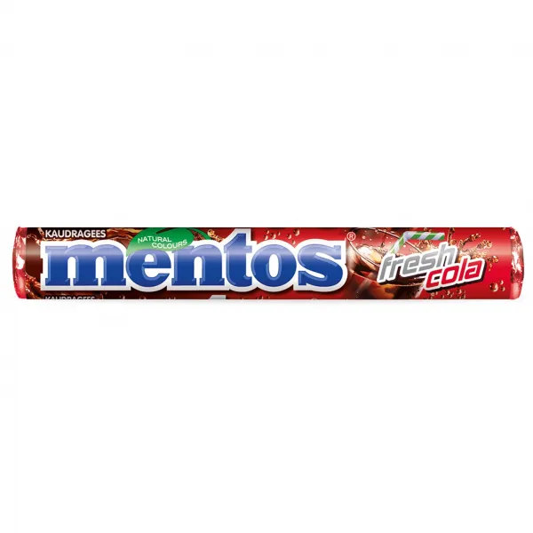 Жевательная резинка Mentos Cola 37,5г - image 1