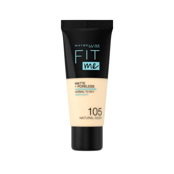 Fond de ten Fit Me Matte & Poreless, 105, 30 ml, Maybelline - image 2