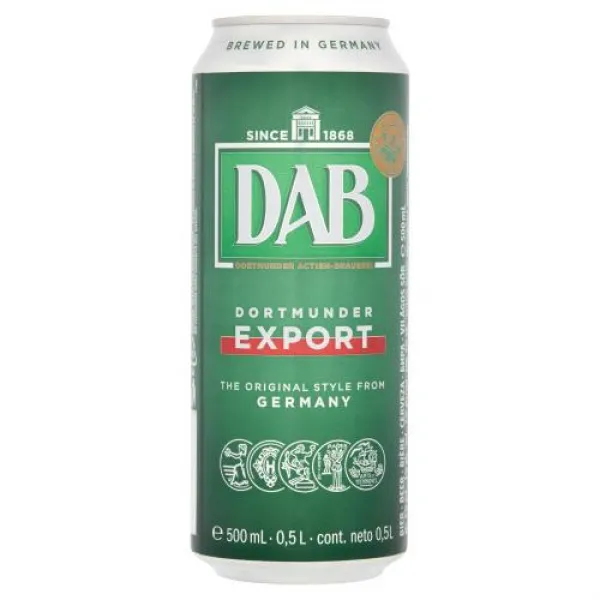 DAB пива светлое фильтрованное 5% 0.5 л - image 1