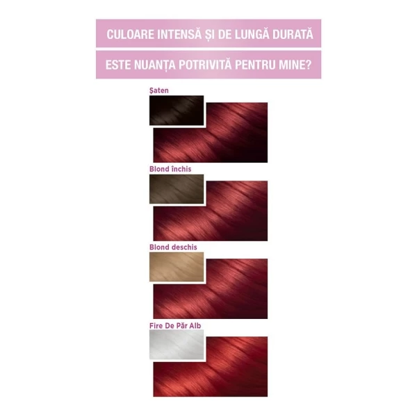Garnier Color Sensation Vopsea de par 6.6 Rubin Intens - image 4