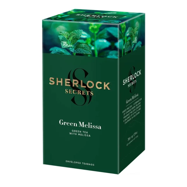 Sherlock Secrets Ceai verde Green Melissa 22x1,8 g - image 1