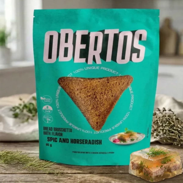 Obertos Crutoane cu gust piftie cu hrean 100 g - image 2