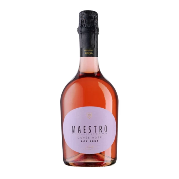 Maestro Вино игристое Cuvee Rose розовое брют 0,75л - image 1