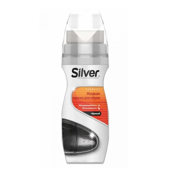 Silver Crema-luciu lichid pentru piele 75 ml Negru LS3003-01/LS2003-01 - image 1