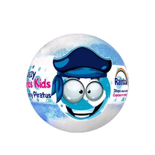 Bila efervescenta de baie Crazy Bombs Kids Funny Piretus 100g - image 1