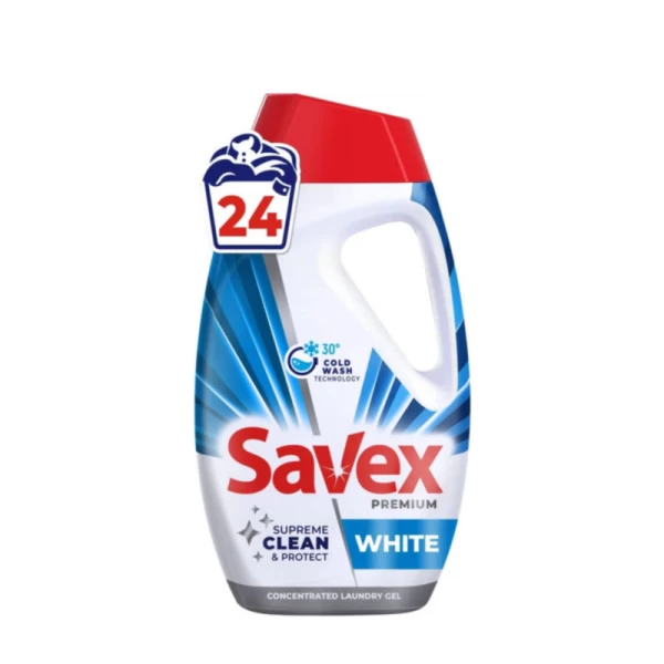 Savex Detergent lichid 0,96l Premium White - image 1
