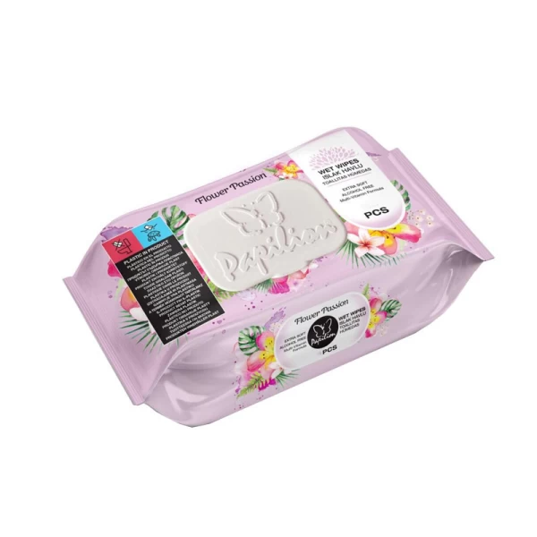 Papilion servetele umede 90 buc Flower Passion - image 1