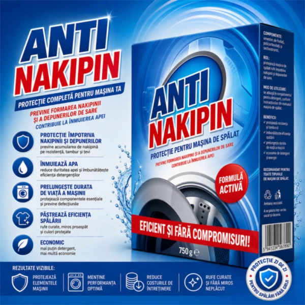 Antinakipin detartrant de masini de spalat 750g - image 2