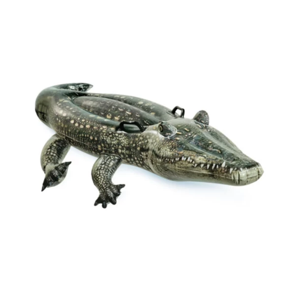 Pluta gonflabila Aligator cu manere, 170×86 cm, max. 40 kg, 3+ ani, Intex (57551) - image 1
