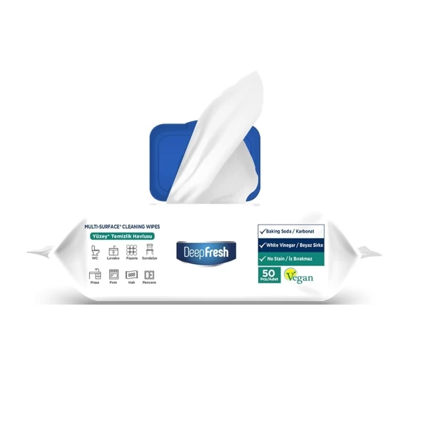 DeepFresh Servetele umede pentru curatarea podelei, 50 buc - image 2