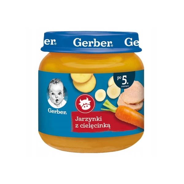 Gerber Пюре овощно-телячий (5м+) 125 гр - image 1