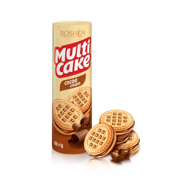 Печенья Roshen Multicake Cocoa Cream 180 г - image 1