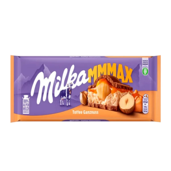 Milka Ciocolata cu caramela si nuci intregi 300g - image 2
