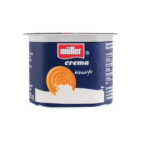Muller Crema iaurt cu biscuti 125g - image 1