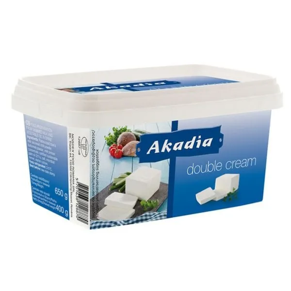 Сыр Akadia Double Cream на основе растительных жиров 400г - image 1