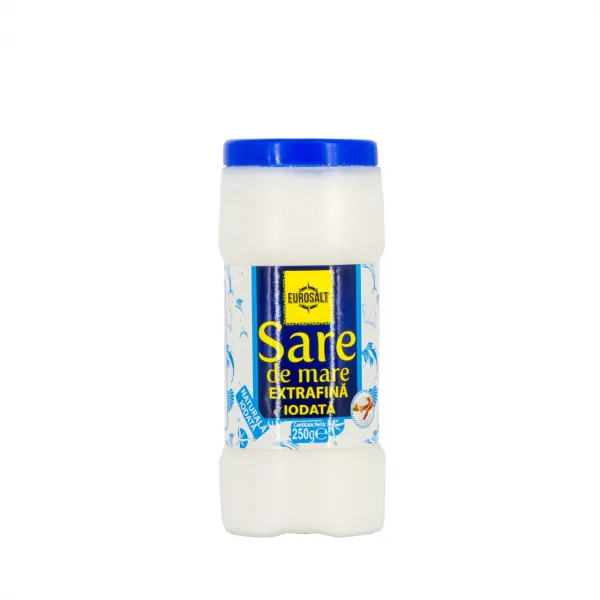 Eurosalt Sare de mare 250g extrafina iodata flacon - image 1
