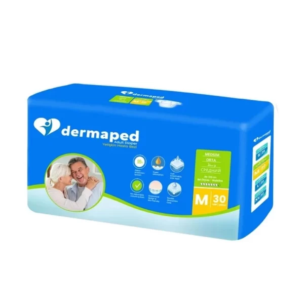 Dermaped Подгузники для взрослых M, 85-125 см, 30 шт - image 1