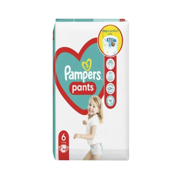 Подгузники Pampers трусики Pants Размер 6 (15+ кг) 44 шт - image 1