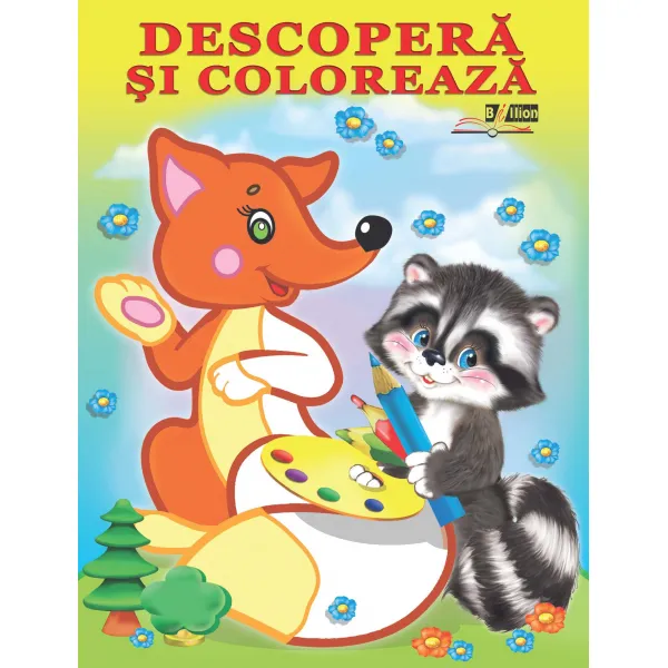 Cartea Descopera si coloreaza Animale de padure - image 1