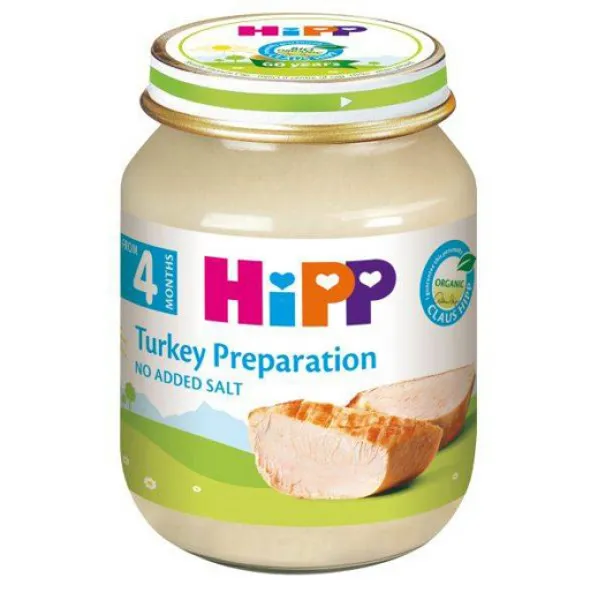 HiPP Piure de carne de curcan (4+ luni), 125 g - image 1