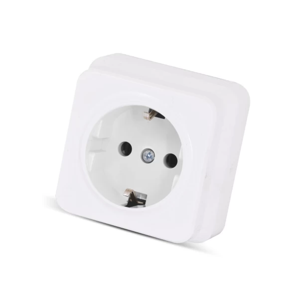 Astel Розетка, С Заземлением, 1 розетка, Внешний, S1010, - image 2