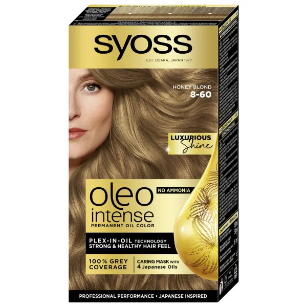 Краска для волос Syoss Oleo Intense 8-60 Медовый Блонд - image 1