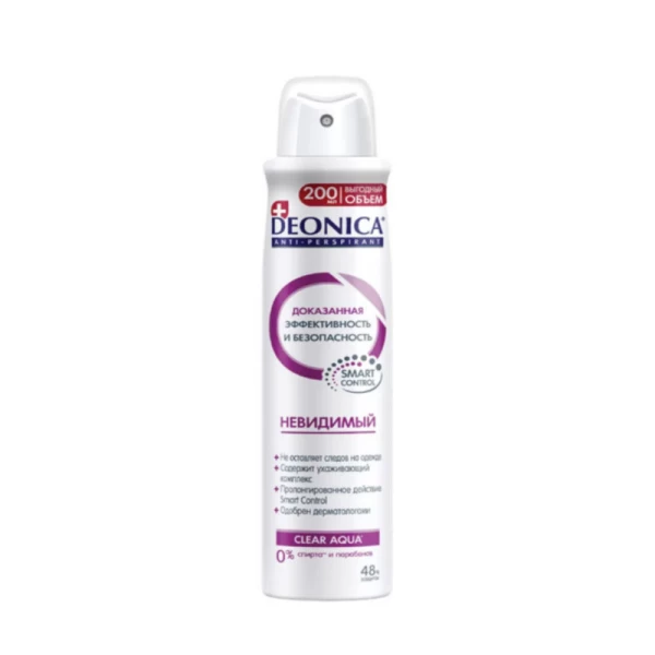 Deonica Deodorant spray Invizibil 200 ml - image 1