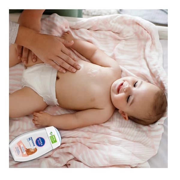 Nivea Baby Ulei de masaj cu ulei de migdale si vitamina E, 200 ml - image 2