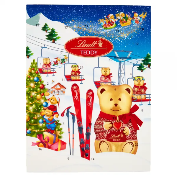 Lindt Teddy Шоколадные конфеты 170г advent calendar - image 1