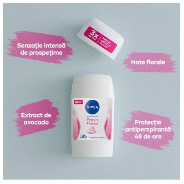 Nivea Дезодорант-стик Fresh Flower, 50 мл - image 3