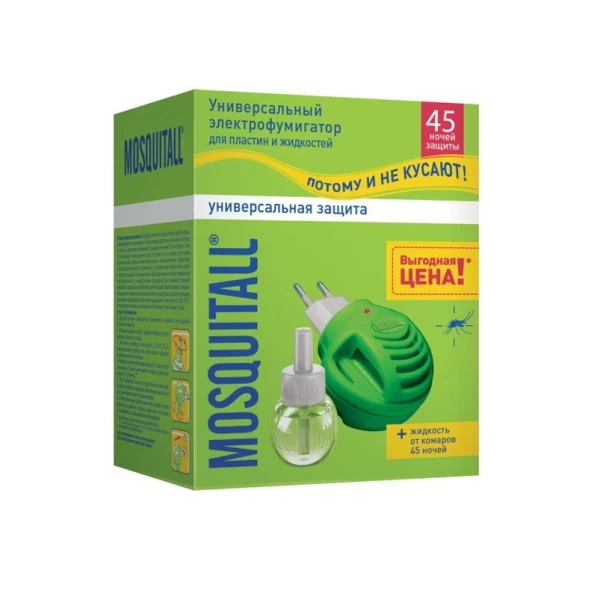 Mosquitall Universal electro-fumigator+lichid 30ml - image 1