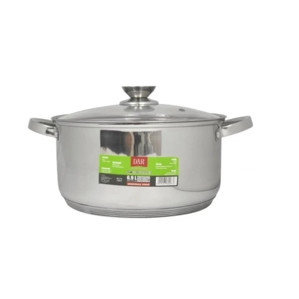 Dar Cratita Inox cu capac sticla 6.9L - image 1