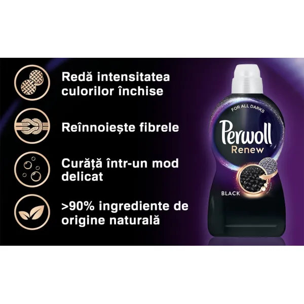 PERWOLL Гель для стирки 0.990л Black - image 4