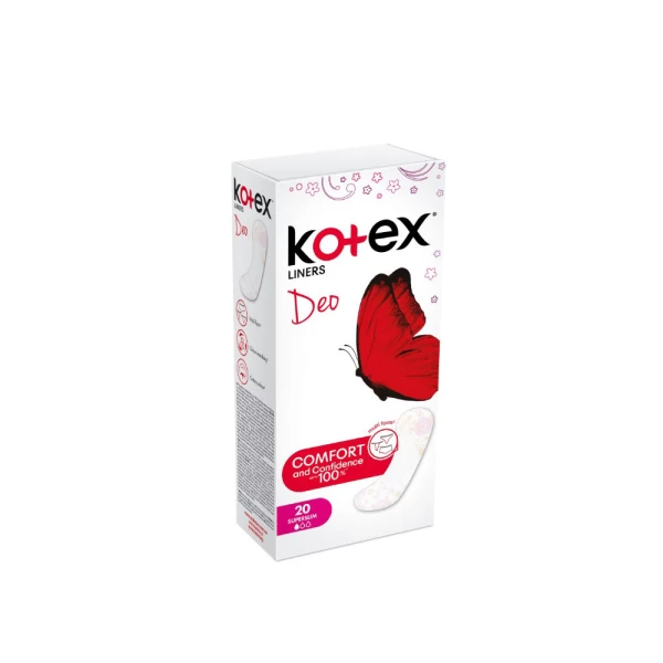 Kotex Ежедневные прокладки Super Slim Deo, 20 шт. - image 1