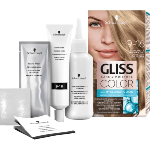 Gliss Color Vopsea de par 9-16 Blond Deschis - image 2